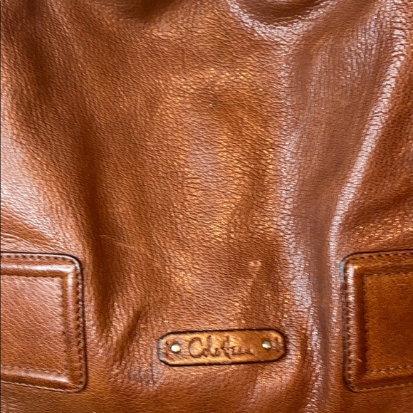 Cole Haan Double Handle Front Zipper Drawstring Shoulder Bag - Picture 13 of 15